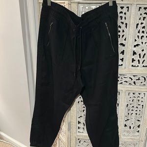 Athleta Cabo linen jogger in black size 18 new with tags